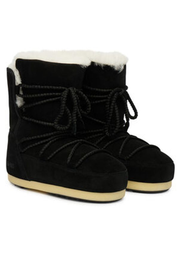 Moon Boot Śniegowce Mb Evx Boot 80D1470050 Czarny. Kolor: czarny. Materiał: zamsz, skóra