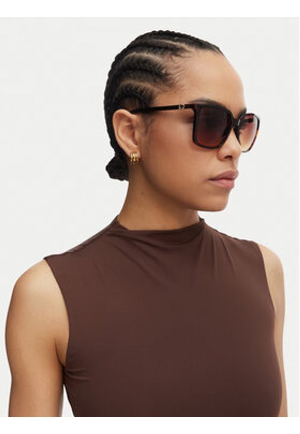 Guess Okulary przeciwsłoneczne GU00252 Brązowy. Kolor: brązowy