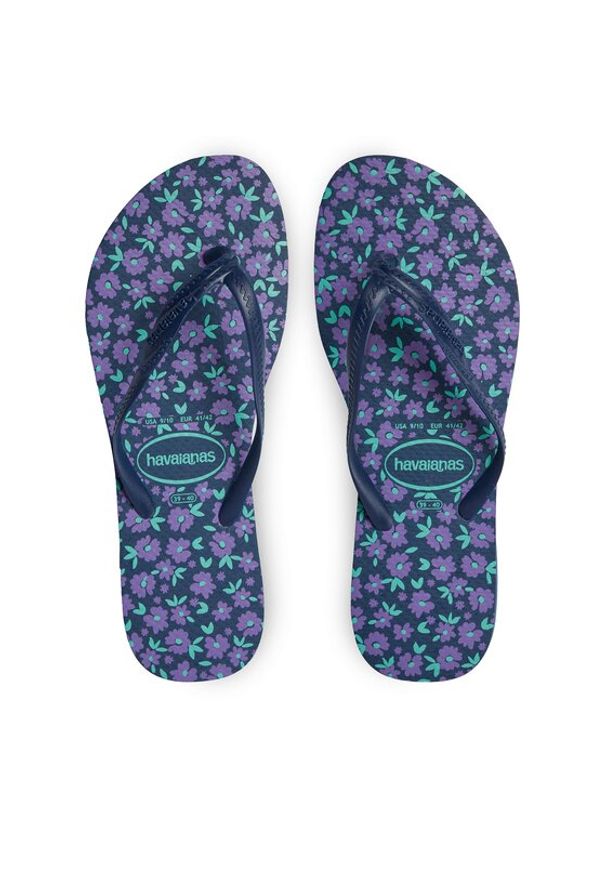 Havaianas Japonki 41445119071 Granatowy. Kolor: niebieski. Materiał: syntetyk