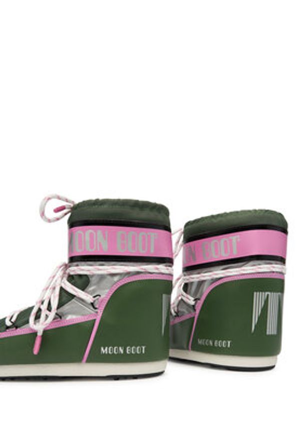 Moon Boot Śniegowce Mb Icon Low Space Racing 80D1409650 Szary. Kolor: szary. Materiał: materiał