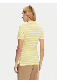 TOMMY HILFIGER - Tommy Hilfiger Polo 1985 WW0WW43225 Żółty Slim Fit. Typ kołnierza: polo. Kolor: żółty. Materiał: bawełna