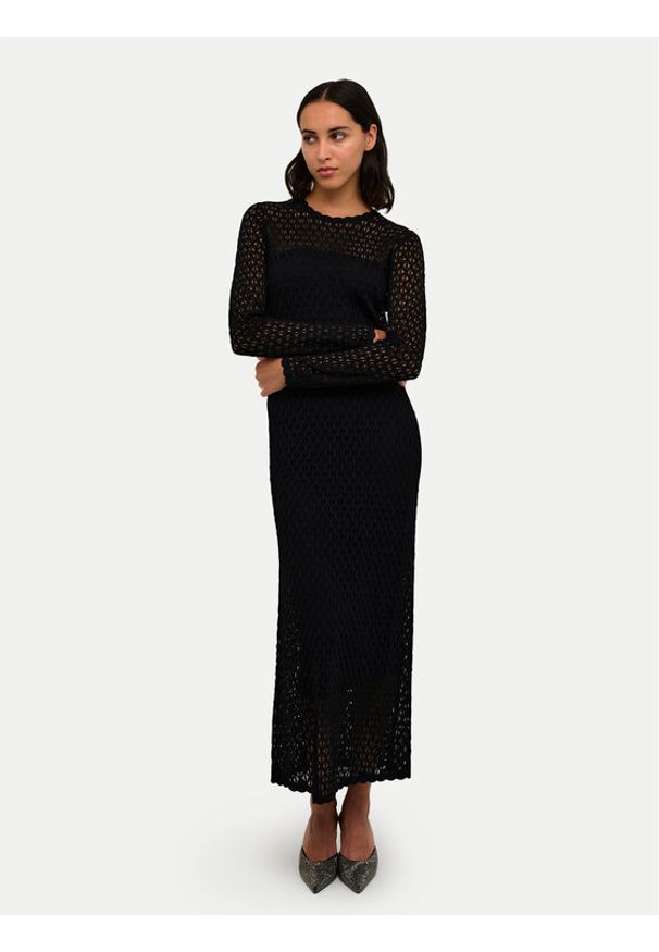 Karen by Simonsen Sukienka dzianinowa Naomi10104858 Granatowy Straight Fit. Kolor: niebieski. Materiał: syntetyk