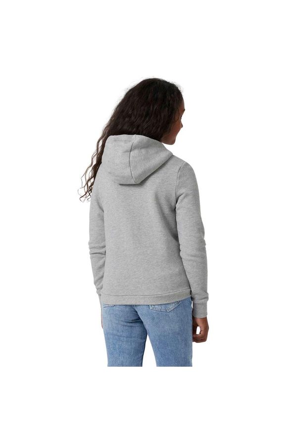 Bluza dziecięca z kapturem Helly Hansen logo 2.0. Typ kołnierza: kaptur. Kolor: szary