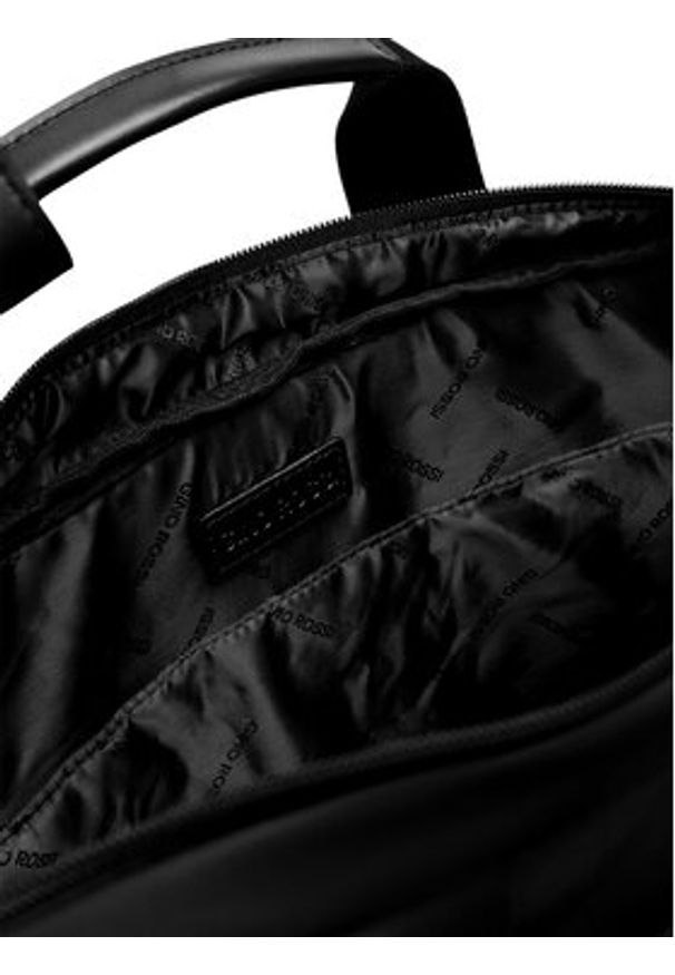 Gino Rossi Torba na laptopa C-GIN-K-011-CCC-06 Czarny. Kolor: czarny. Materiał: poliester