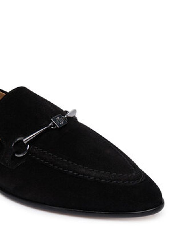HÖGL Loafersy 0-100442-01000 Czarny. Kolor: czarny. Materiał: skóra, zamsz