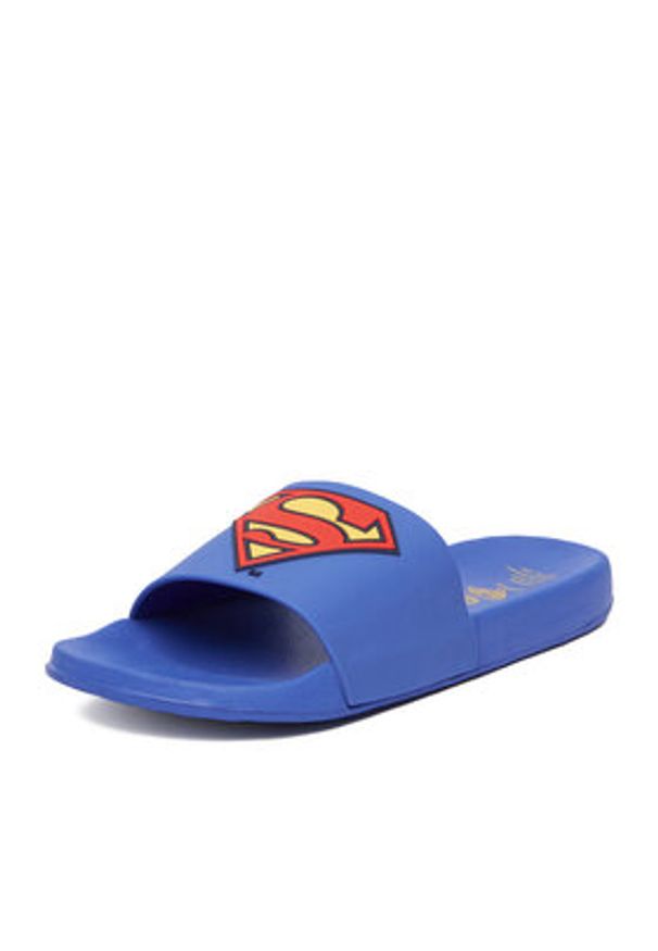 Superman Klapki CEO-SS26-228WBSUM Niebieski. Kolor: niebieski. Materiał: syntetyk. Wzór: motyw z bajki