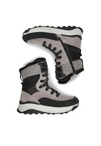 Rieker Sneakersy CEO-W0066-40 Szary. Kolor: szary. Materiał: zamsz, skóra