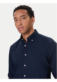 Marc O'Polo Koszula B21 7268 42342 Granatowy Regular Fit. Typ kołnierza: polo. Kolor: niebieski. Materiał: bawełna #4