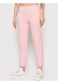 Marella Spodnie dresowe Edipo 37810424 Różowy Regular Fit. Kolor: różowy. Materiał: dresówka, bawełna #1