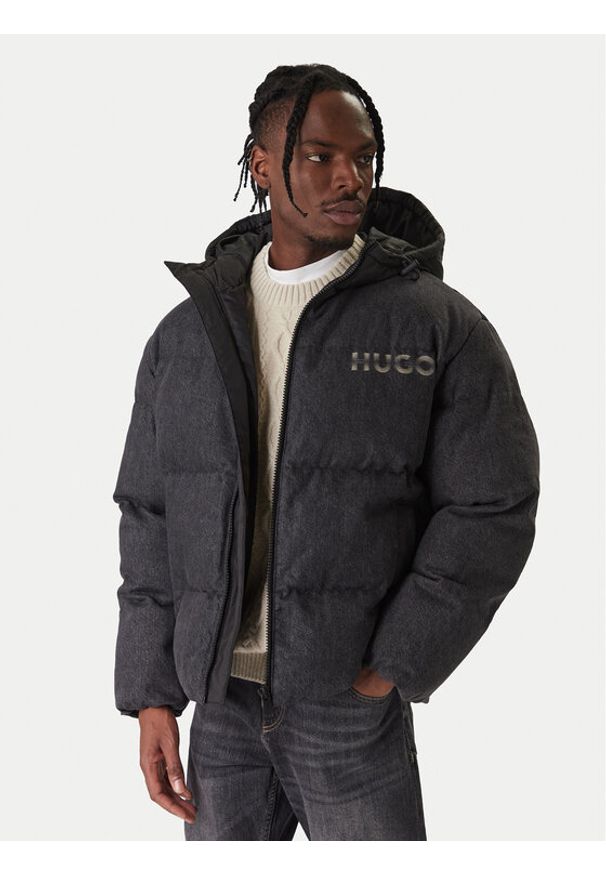 Hugo - HUGO Kurtka zimowa Bowan 254W1 50546769 Czarny Regular Fit. Kolor: czarny. Materiał: syntetyk. Sezon: zima