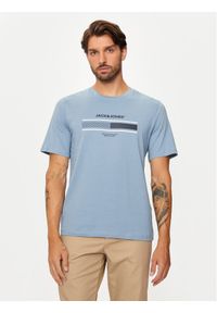 Jack & Jones - Jack&Jones T-Shirt South 12256784 Niebieski Standard Fit. Kolor: niebieski. Materiał: bawełna #1