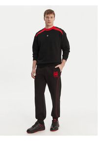 Hugo - HUGO Spodnie dresowe Dusson_RB 50559707 Czarny Relaxed Fit. Kolor: czarny. Materiał: bawełna #4