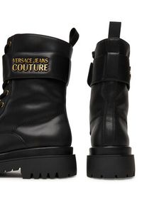 Versace Jeans Couture Trzewiki 79VA3S64 Czarny. Kolor: czarny. Materiał: skóra
