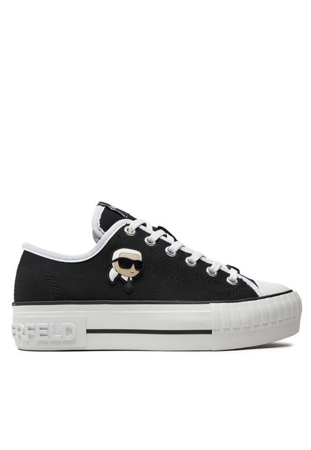 Karl Lagerfeld - KARL LAGERFELD Trampki KL60424 Czarny. Kolor: czarny. Materiał: materiał