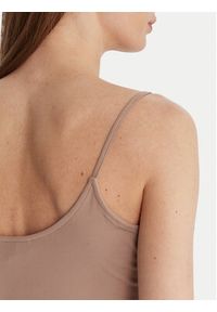 Guess Top V6GP18 K3470 Beżowy Regular Fit. Kolor: beżowy. Materiał: syntetyk #4