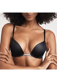 Intica - Biustonosz push-up modelujący z elastycznego materiału na co dzień i wyjątkowe okazje Nives. Kolor: czarny. Materiał: materiał. Rodzaj stanika: push-up #10
