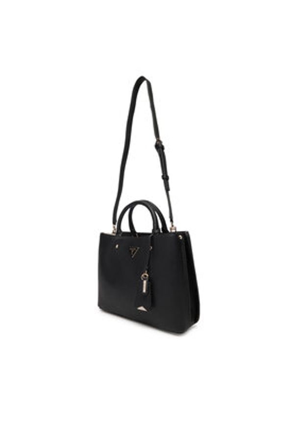Guess Torebka Meridian II HWBG69 74060 Czarny. Kolor: czarny. Materiał: skórzane
