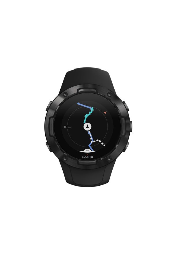 SUUNTO - Zegarek z GPS Suunto 5 All Black. Styl: casual