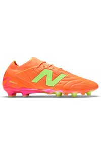 Korki męskie New Balance TEKELA ELITE FG V5 ST1FLTE5 – pomarańczowe. Kolor: pomarańczowy. Materiał: włókno. Szerokość cholewki: normalna #1