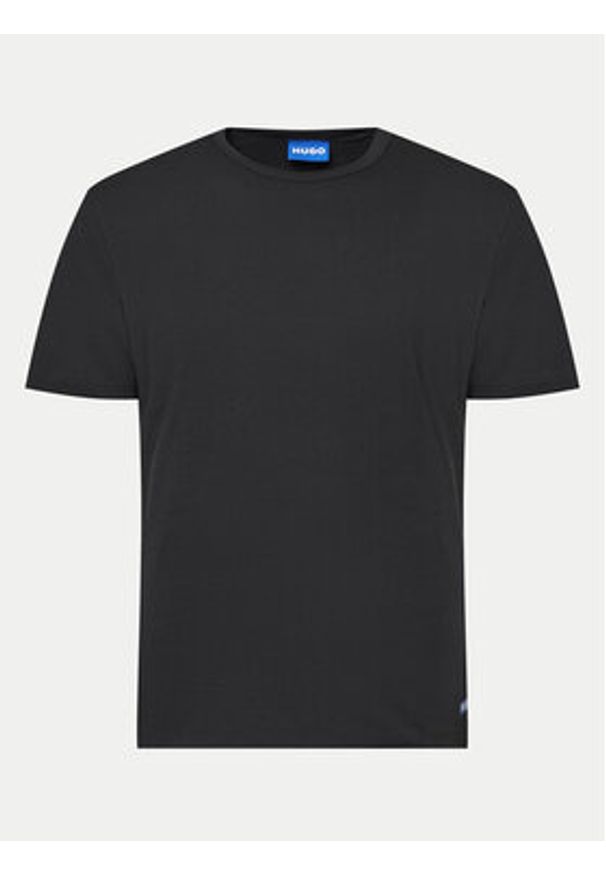 Hugo - HUGO Komplet t-shirtów Naolo 50522383 Czarny Regular Fit. Kolor: czarny. Materiał: bawełna