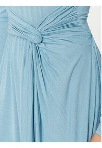 Marella Sukienka wieczorowa Altea 36260228 Niebieski Slim Fit. Kolor: niebieski. Materiał: wiskoza. Styl: wizytowy