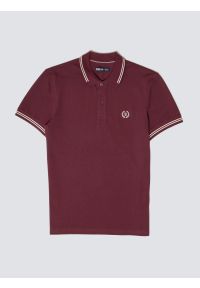 Big-Star - Koszulka męska polo bordowa Poller 604. Okazja: do pracy, na randkę. Typ kołnierza: polo. Kolor: czerwony. Materiał: jeans, dzianina. Wzór: haft. Styl: klasyczny, sportowy, elegancki #4