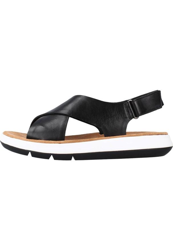 Clarks - Sandały CLARKS JEMSA CROSS Czarny. Kolor: czarny. Materiał: skóra. Sezon: lato