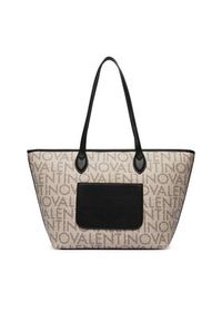 VALENTINO - Valentino Torebka Logo VBSA1F02 Beżowy. Kolor: beżowy. Materiał: skórzane #4
