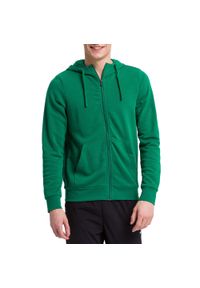 ERIMA - Bluza z kapturem i zamkiem błyskawicznym Erima Basic. Typ kołnierza: kaptur. Kolor: zielony. Sport: fitness, piłka ręczna #1