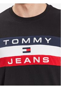 Tommy Jeans Longsleeve Colorblock DM0DM16834 Czarny Relaxed Fit. Kolor: czarny. Materiał: bawełna. Długość rękawa: długi rękaw #2