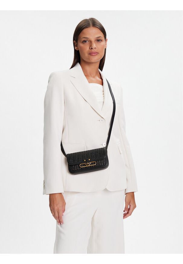 Emporio Armani Torebka EW001212 AF15873 UC001 Czarny. Kolor: czarny. Materiał: skórzane