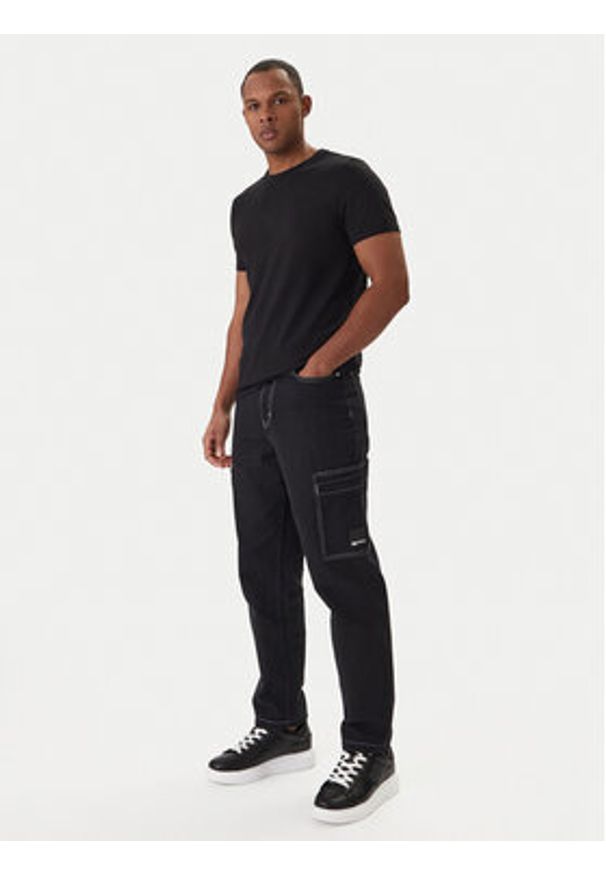 Karl Lagerfeld Jeans Jeansy B1M10025 Czarny Slim Fit. Kolor: czarny