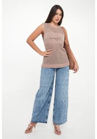 Liu Jo - Sweter damski bez rękawów LIU JO. Długość rękawa: bez rękawów #3