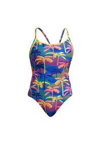 FUNKITA - Strój pływacki jednoczęściowy damski Funkita Diamond Back One Piece. Kolor: wielokolorowy