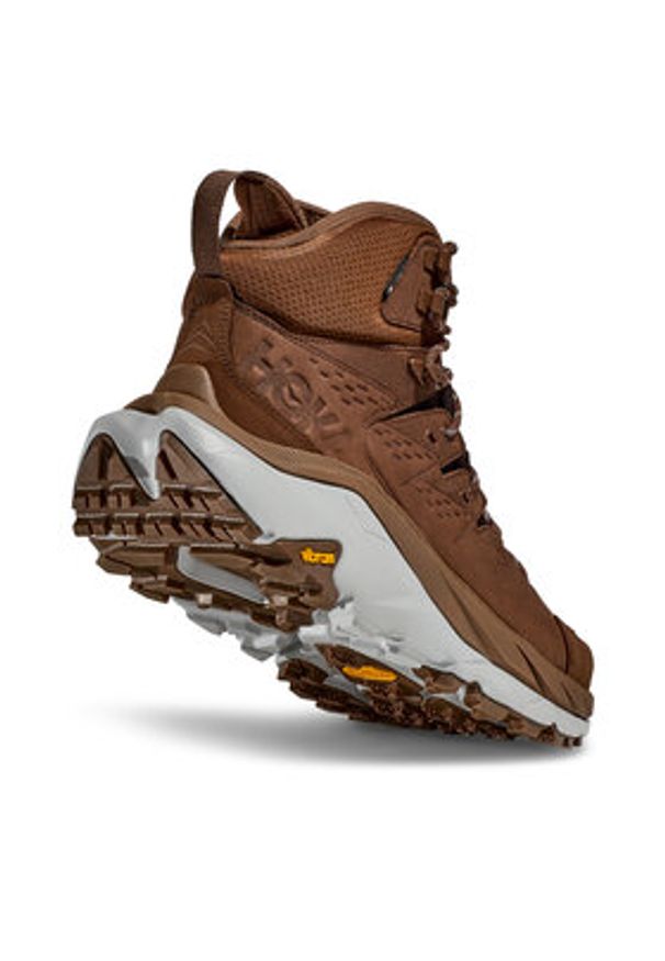 HOKA - Hoka Trekkingi Kaha 2 GTX GORE-TEX 1123155 Brązowy. Kolor: brązowy. Materiał: skóra, nubuk. Technologia: Gore-Tex. Sport: turystyka piesza
