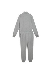 Dres Puma Ess Sweat Suit Fl, Mężczyźni. Kolor: szary. Materiał: dresówka. Sport: fitness