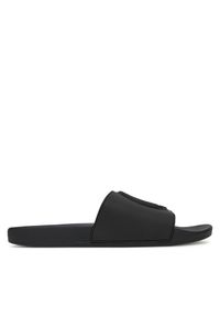 Klapki Just Cavalli. Kolor: czarny
