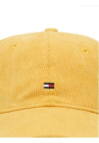 TOMMY HILFIGER - Tommy Hilfiger Czapka z daszkiem Th Flag AM0AM12757 Żółty. Kolor: żółty. Materiał: materiał #2