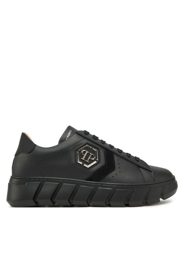 Philipp Plein - PHILIPP PLEIN Sneakersy SAES USC0698 PLE075 Czarny. Kolor: czarny. Materiał: skóra