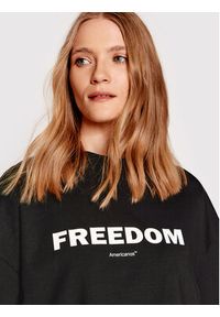 Americanos T-Shirt Unisex Brooklyn Heavy Czarny Oversize. Kolor: czarny. Materiał: bawełna #5