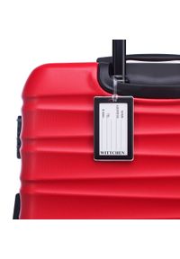 Wittchen - Duża walizka z zawieszką czerwona. Kolor: czerwony. Styl: wakacyjny