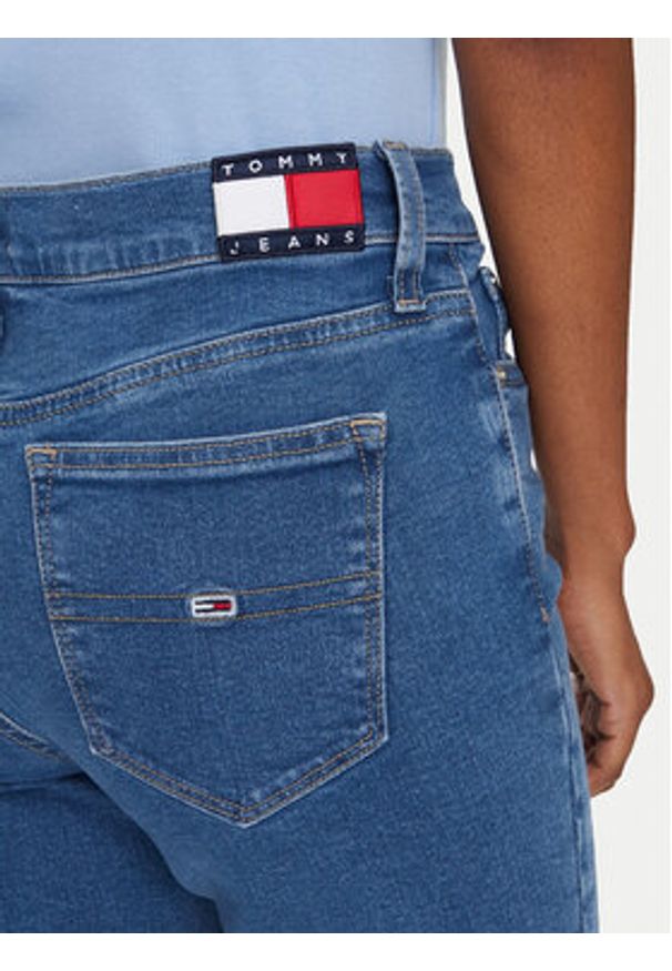 Tommy Jeans Jeansy Nora DW0DW20220 Niebieski Skinny Fit. Kolor: niebieski