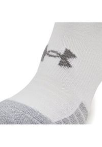 Under Armour Zestaw 3 par niskich skarpet unisex Heatgear Lo Cut Sock 1346753-100 Biały. Kolor: biały. Materiał: materiał