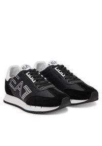 EA7 Emporio Armani Sneakersy X8X101 XK257 U448 Czarny. Kolor: czarny. Materiał: zamsz, skóra