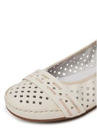 Rieker Baleriny CEO-41430-60 Beżowy. Kolor: beżowy. Materiał: skóra, syntetyk #4