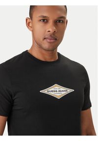 Guess Jeans T-Shirt M6GIB4 K8HM0 Czarny Slim Fit. Kolor: czarny. Materiał: bawełna #4