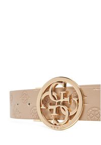 Guess Pasek Damski BW9253 P5335 Beżowy. Kolor: beżowy. Materiał: skóra #3