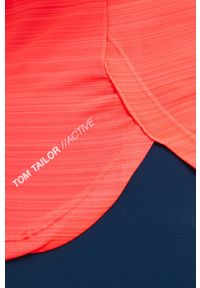 Tom Tailor T-shirt kolor różowy. Kolor: różowy. Materiał: materiał, dzianina #4