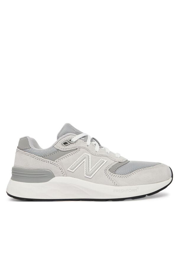 New Balance Sneakersy Fresh Foam X Walking 880 v7 W880V7_CA Szary. Kolor: szary. Materiał: skóra, zamsz