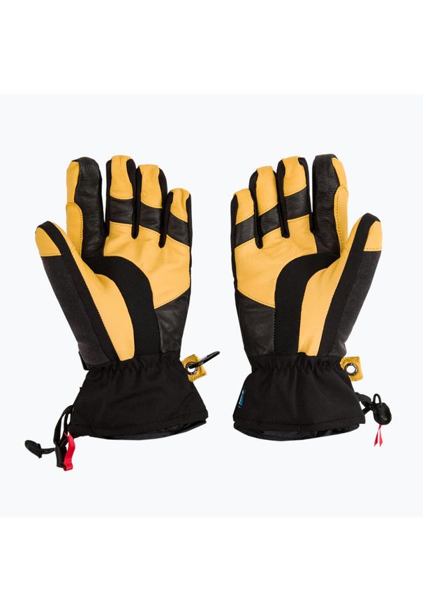 Rękawice snowboardowe męskie Level Ranger Leather. Kolor: czarny. Sezon: zima. Sport: snowboard